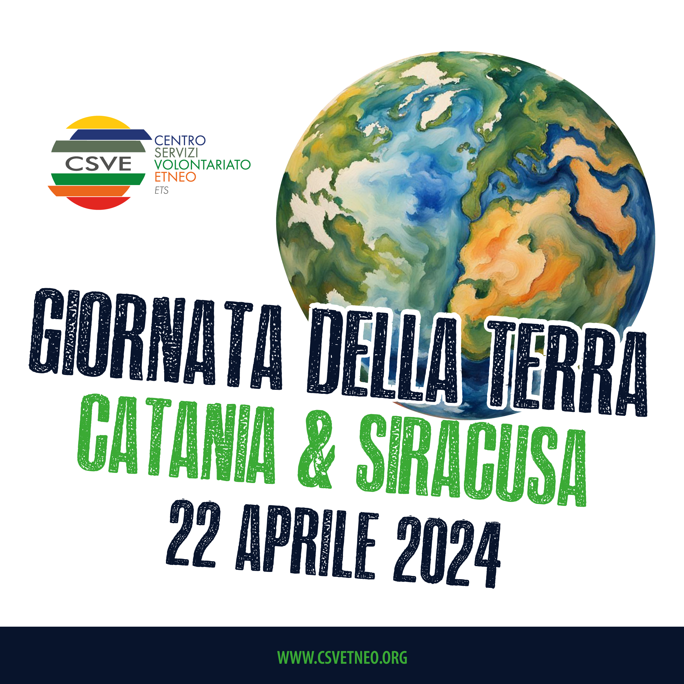 Giornata della Terra: gli ETS con il CSVE a Catania e Siracusa