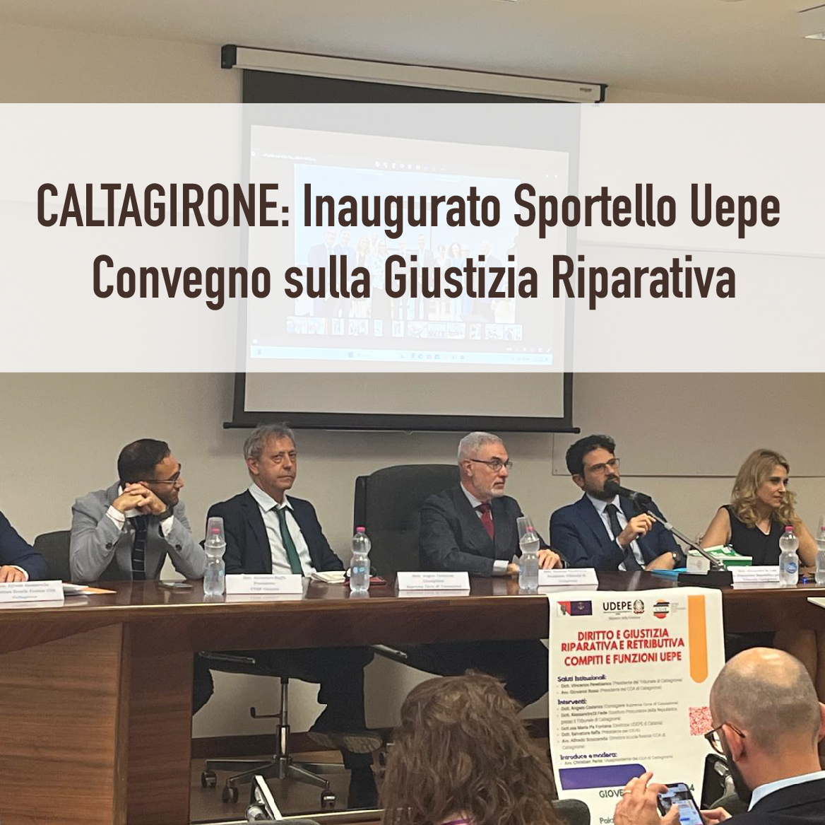 Inaugurazione Sportello Uepe a Caltagirone e Convegno sulla Giustizia Riparativa