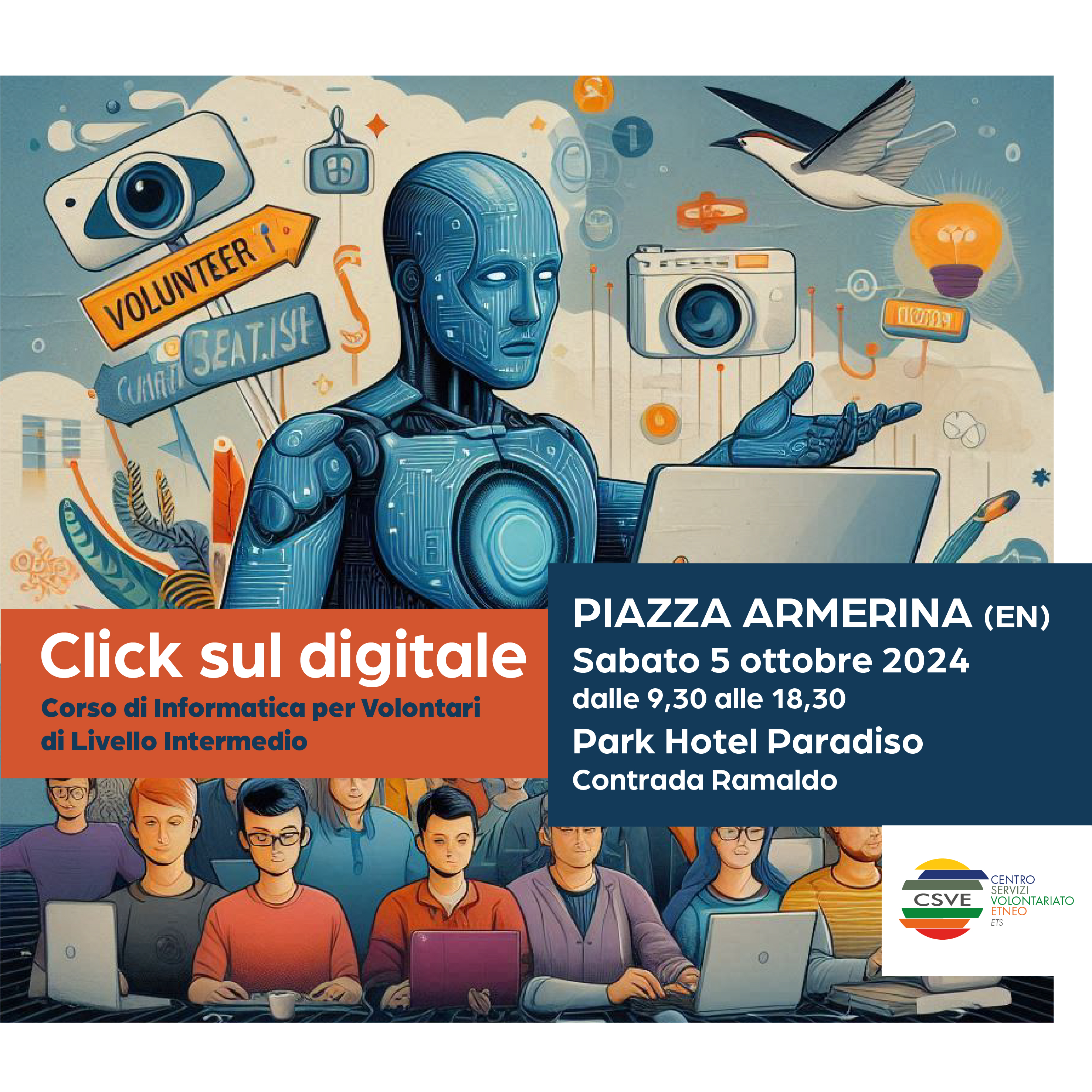 CLICK SUL DIGITALE: CORSO DI INFORMATICA LIVELLO INTERMEDIO