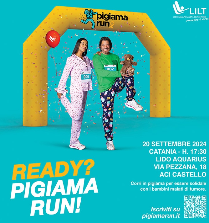 La "Pigiama Run" della LILT anche a Catania