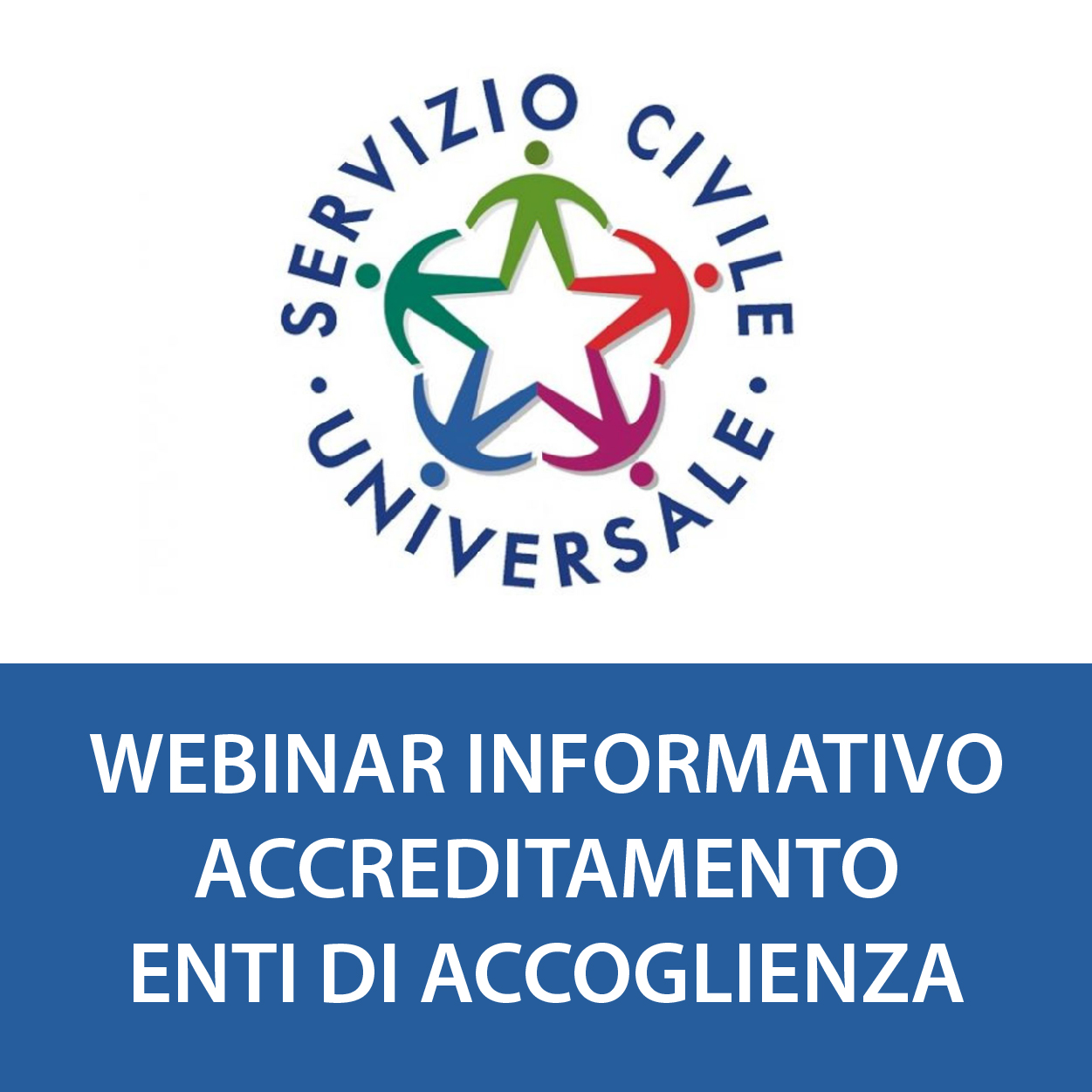 Accreditamento enti di accoglienza Servizio Civile Universale: incontro informativo on line